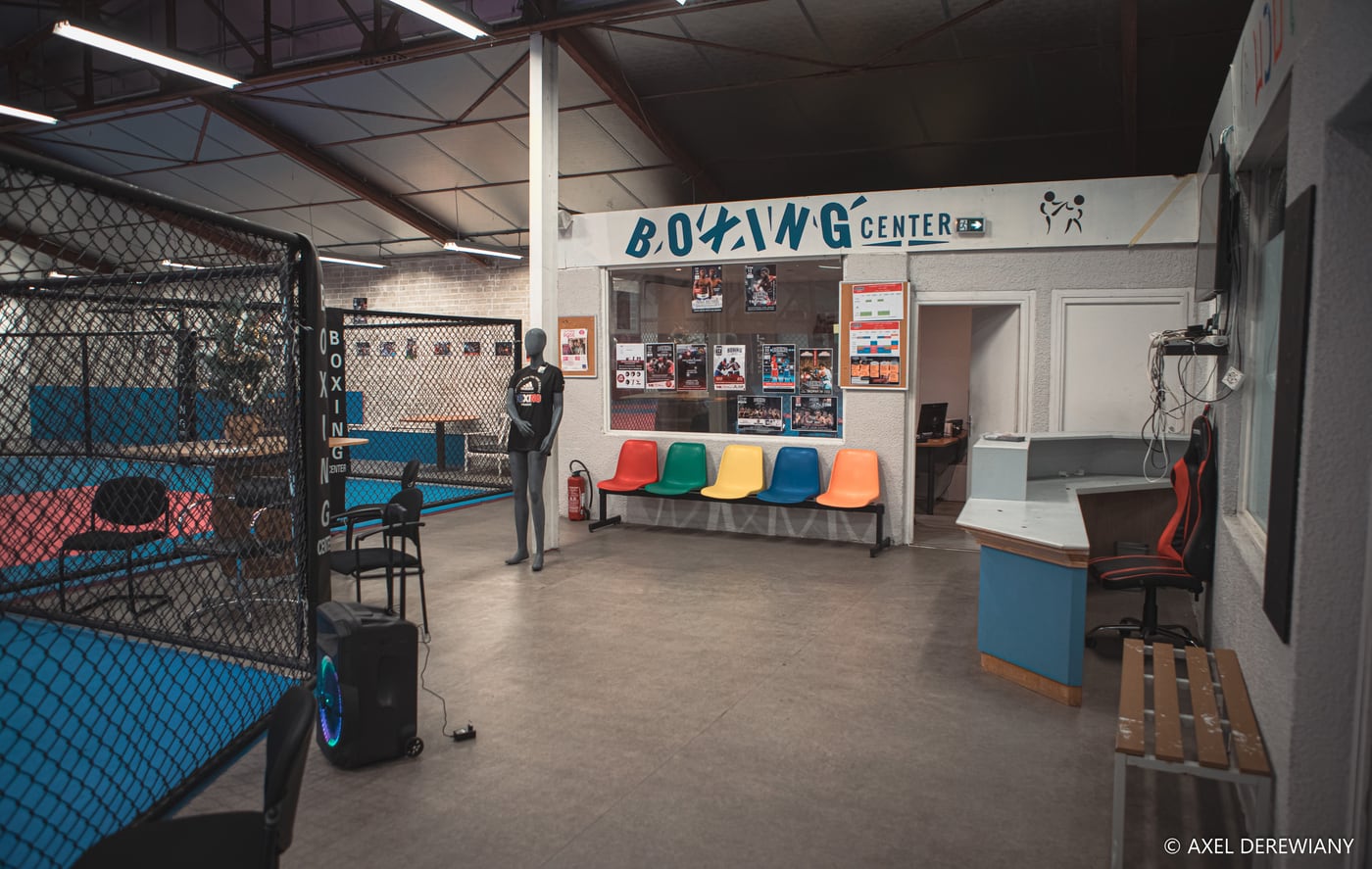 L’entrée et l’accueil du Club de Boxe Blagnac
