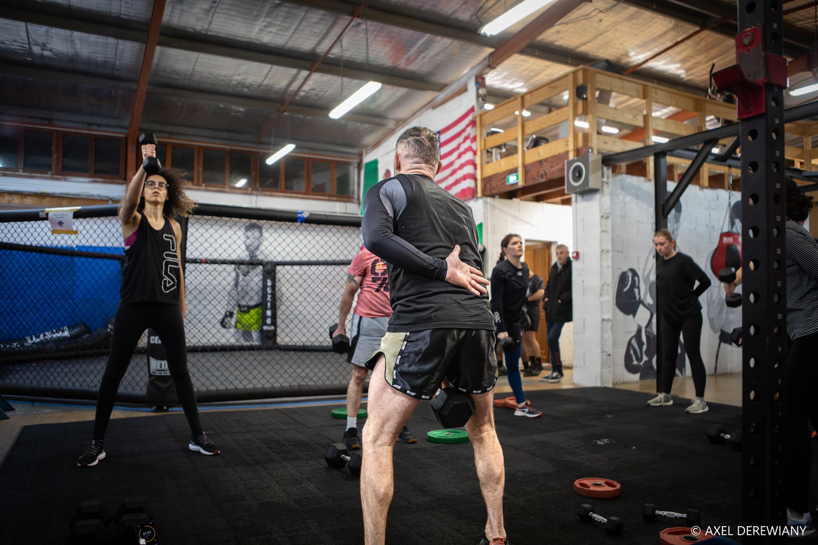 Cours de boxe éducative en groupe